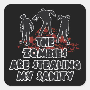 Zombies custom colour stickers