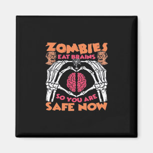 Zombies Eat Brains Classic Magnet