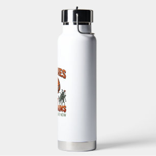 Zombies Eat Brains Halloween Brain Fork Knife_1 Water Bottle