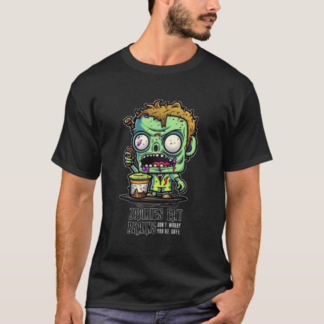 Zombies Eat Brains T-shirt (Front)