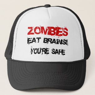 Zombies Eat Brains! Trucker Hat