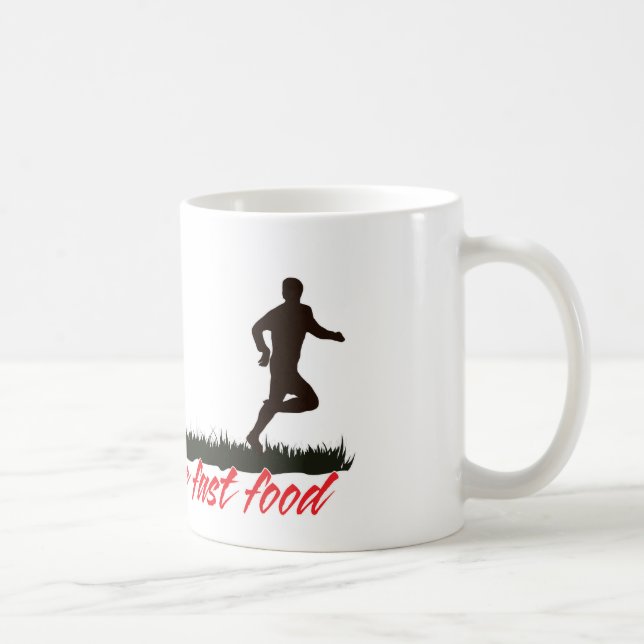 Zombies Hate Fast Food Coffee Mug (Right)