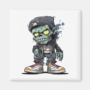 Zombie's illustration (1) magnet