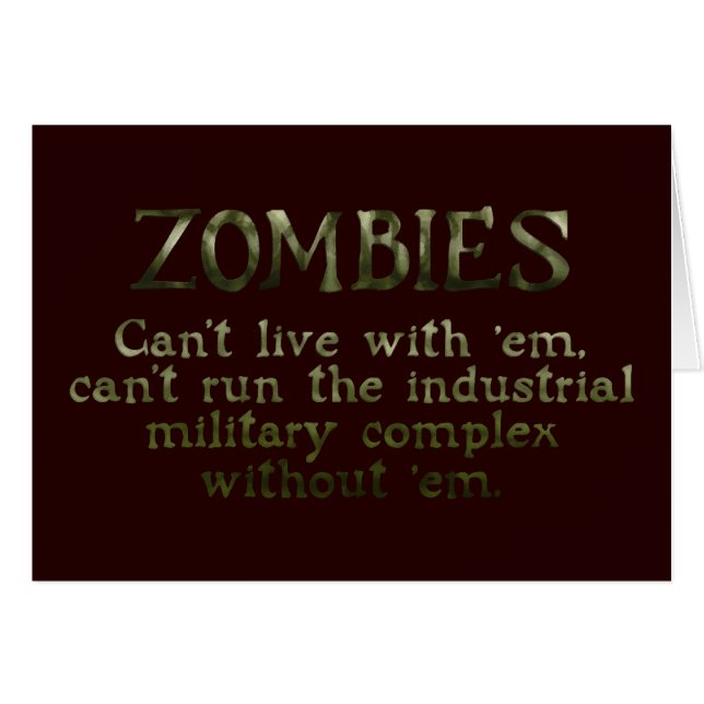 Zombies Industrial Military Complex (Front Horizontal)