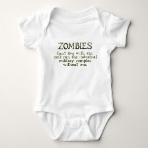 Zombies Industrial Military Complex Baby Bodysuit