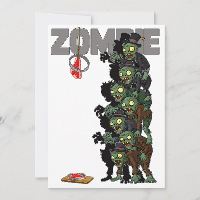 zombies invitation (Front)