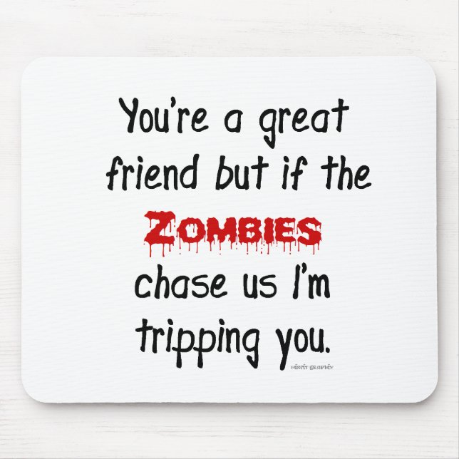 Zombies Mouse Mat (Front)