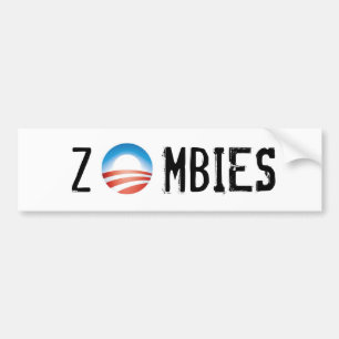 Zombies - Obama Zombies Bumper Sticker