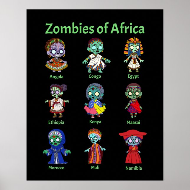 Zombies of Africa Poster (Front)