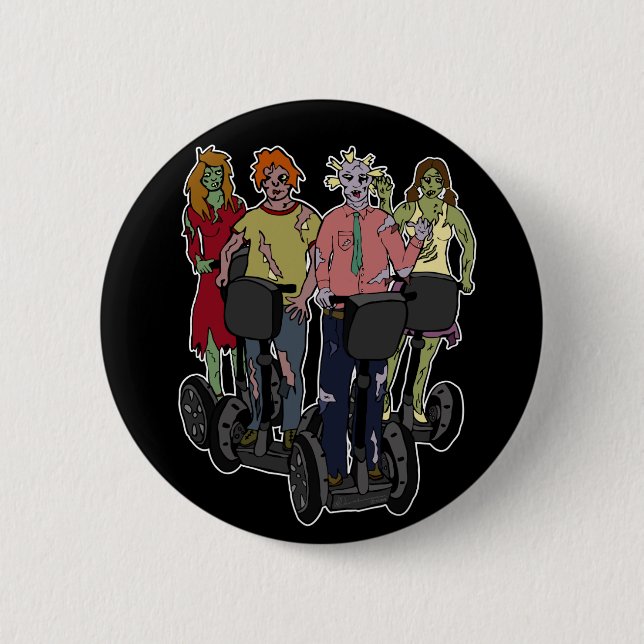 Zombies on Segways 2, button (Front)