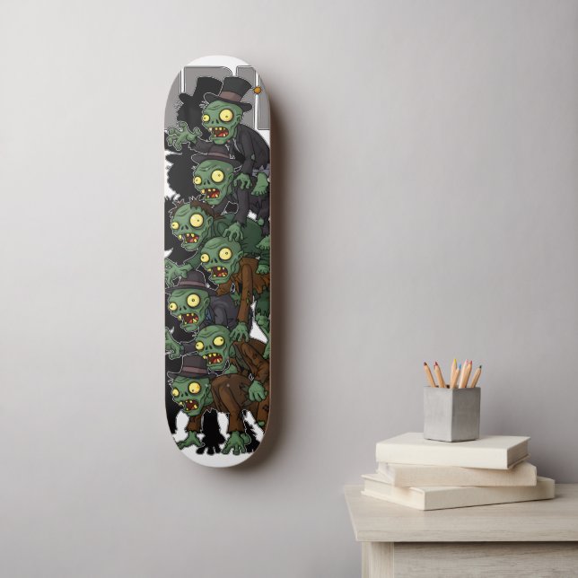 zombies skateboard (Wall Art)