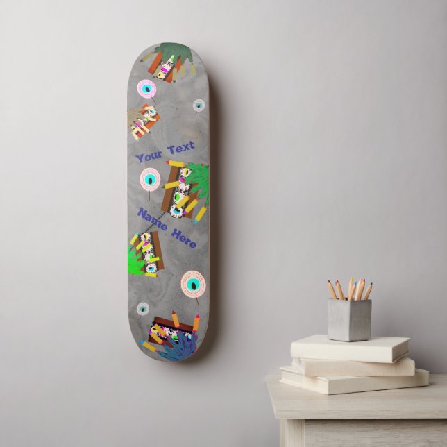 Zombies Sweet Tooth Skateboard (Wall Art)