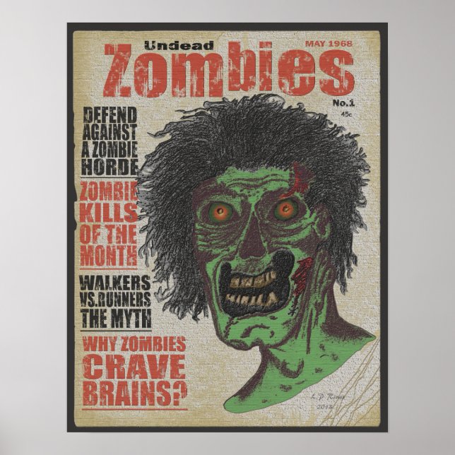 Zombies the Magazine Undead Ver.3 Poster (Front)