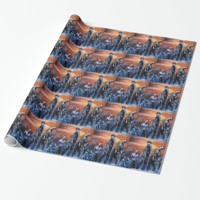 Zombies! Wrapping Paper (Unrolled)