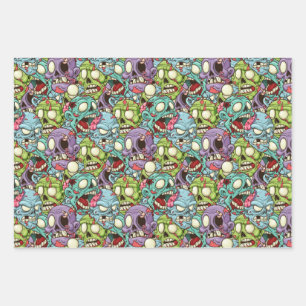 Zombies! Wrapping Paper Sheet