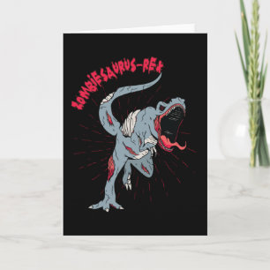 Zombiesaurus Rex Zombie Dino Card