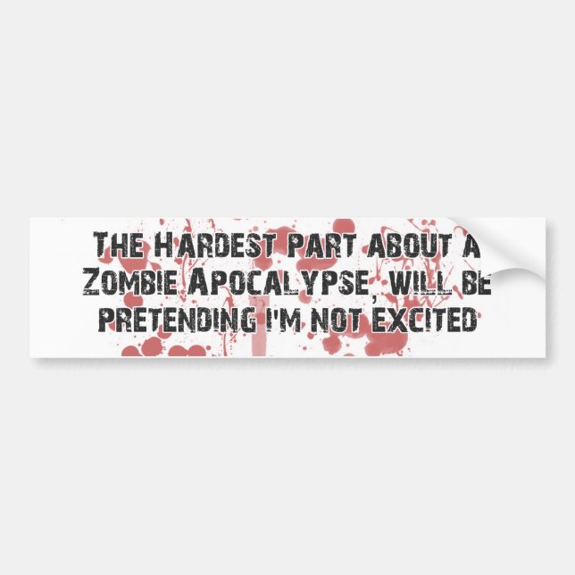 ZombieVerse Bumper Sticker (Front)