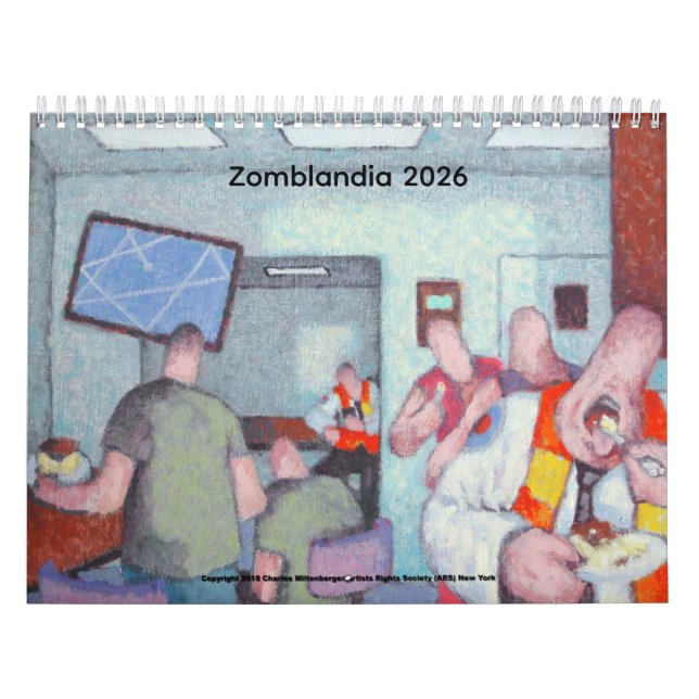 Zomblandia 2026 Calendar (Cover)