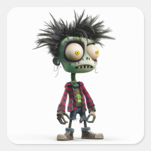 Zombo Kid – Punk Undead Sticker