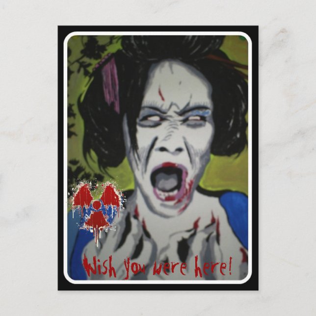 'ZomGeisha' Postcard (Front)