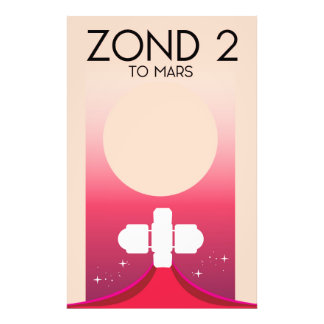 Zond 2 Space Art. Photo Print