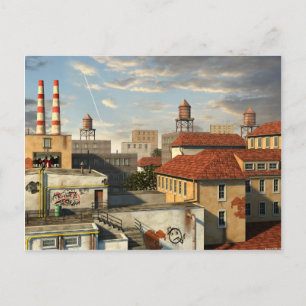Zone Industrielle - Day Postcard