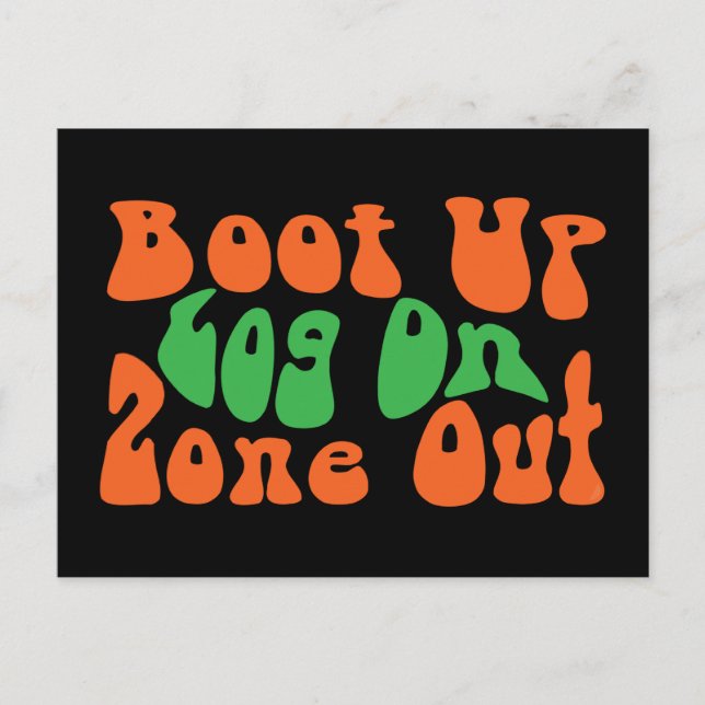 Zone Out! Postcard (Front)