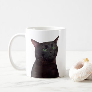 Zoned Out Cat Meme Mug Double Sided