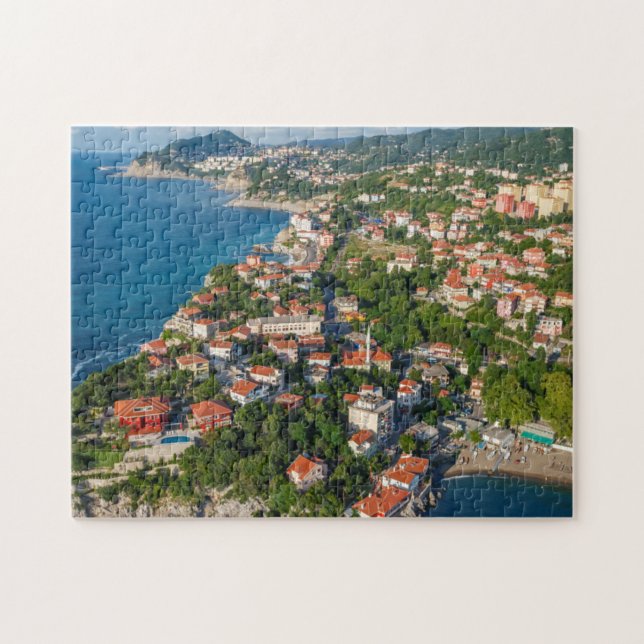 Zonguldak, Aerial, Black Sea Coast Of Turkey 2 Jigsaw Puzzle (Horizontal)
