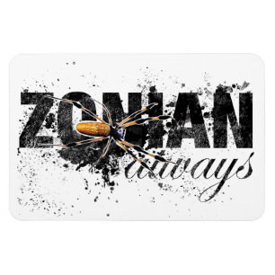 Zonian Always with Spider (textured) Magnet