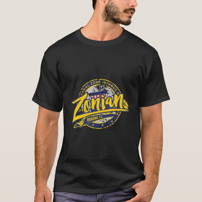 Zonian Panama Canal Zone Cz T-Shirt (Front)