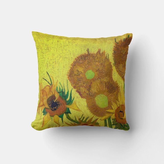 Zonnebloemen (Van Gogh) Cushion (Front)