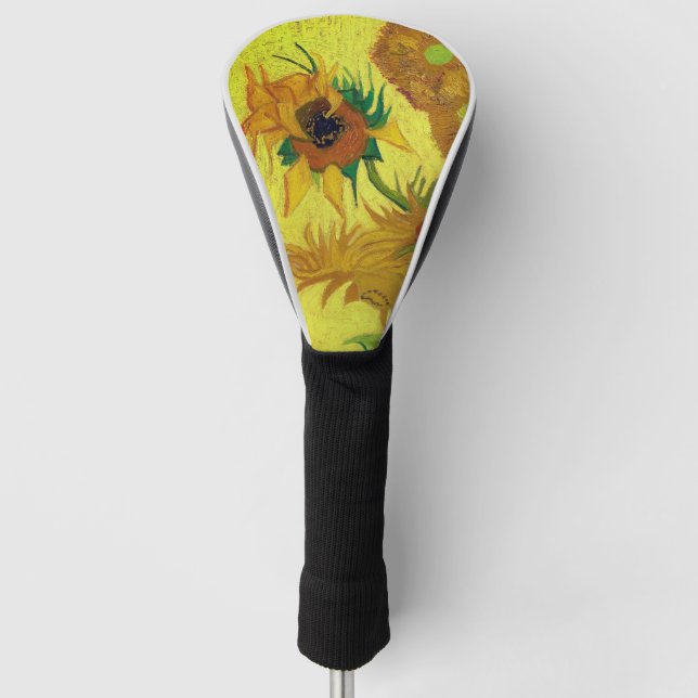 Zonnebloemen (Van Gogh) Golf Head Cover (Front)