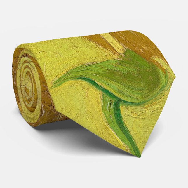 Zonnebloemen (Van Gogh) Tie (Rolled)