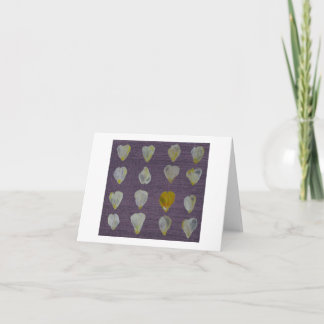 Zonta Yellow Rose Petals Note Card