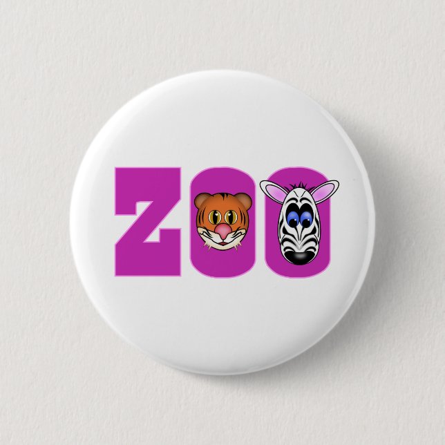 ZOO 6 CM ROUND BADGE (Front)