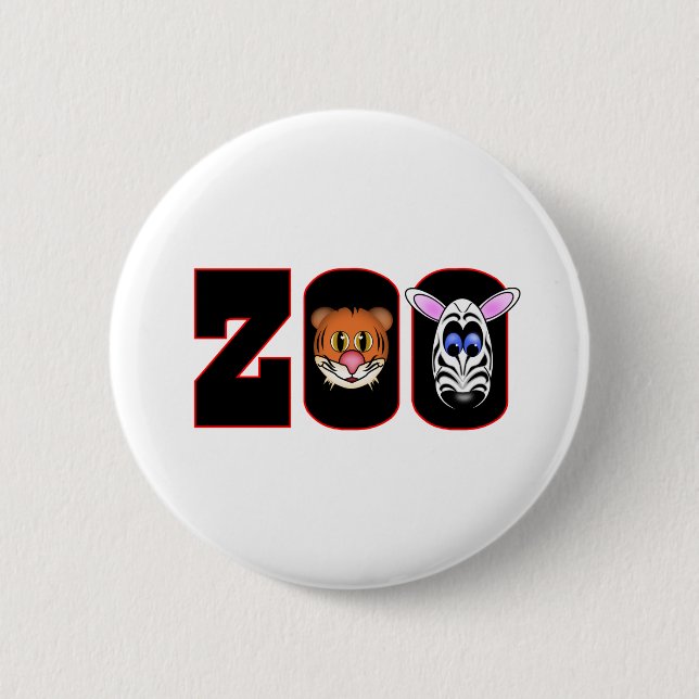 ZOO 6 CM ROUND BADGE (Front)