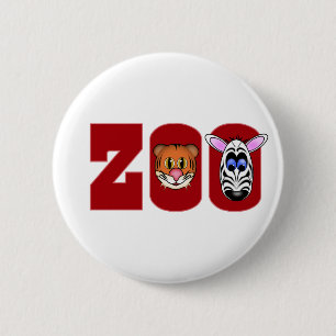 ZOO 6 CM ROUND BADGE