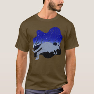 Zoo Animal Australian Outback Night Marsupial Kang T-Shirt