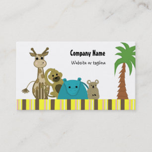 Zoo Animal Business Card