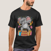 Zoo Animal Dabbing Elephant Kids Anniversary Party
