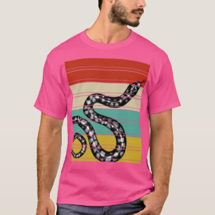 Zoo Animal Reptile Gift Retro Snake T-Shirt