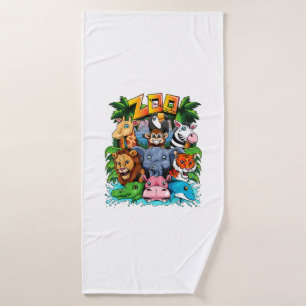 Zoo Animal Shirt Kids Boys Girls Teacher School Fi Bath Towel