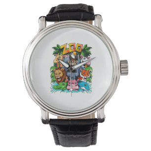 Zoo Animal Shirt Kids Boys Girls Teacher School Fi Watch