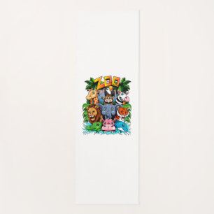 Zoo Animal Shirt Kids Boys Girls Teacher School Fi Yoga Mat