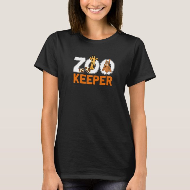 Zoo Animal   Zookeeper   1 T-Shirt (Front)