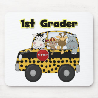 Zoo Animals 1st Grade Tshirts and Gifts Mouse Mat