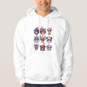 Zoo Animals Birthday Party Wildlife Lovers Boys Gi Hoodie
