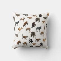 Zoo Animals Cushion Throw