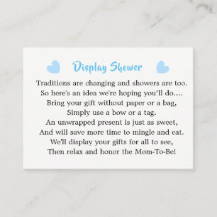 Zoo Animals Cute Baby Shower Display Shower Enclosure Card